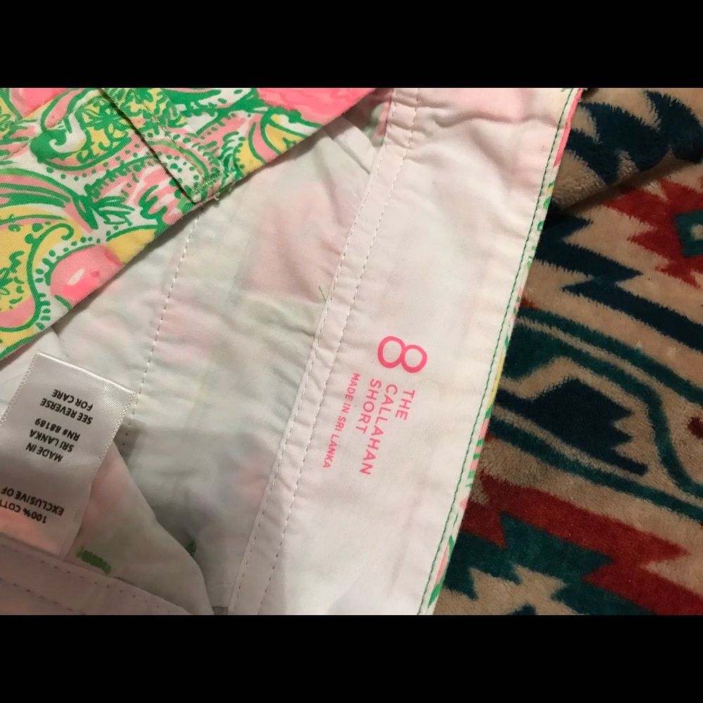 Lily Pulitzer flamingo shorts
